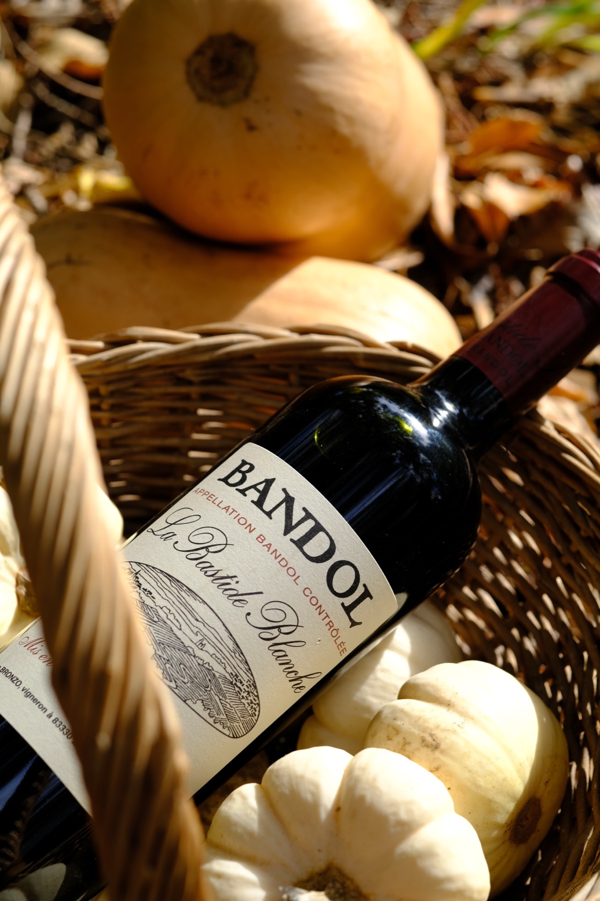 Bouteille de Bandol rouge